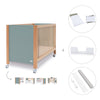 Co-sleeping cot 60x120 cm (5in1) wood/green · Ombra C167-M9557