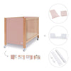 Co-sleeping cot 60x120 cm (5in1) wood/pink · Ombra C167-M9559