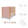 Co-sleeping cot 60x120 cm (5in1) wood/pink · Ombra C167-M9559