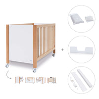 Co-sleeping cot 60x120 cm (5in1) wood/white · Ombra C167-M9577