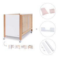 Co-sleeping cot 60x120 cm (5in1) wood/white · Ombra C167-M9577