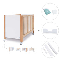 Co-sleeping cot 60x120 cm (5in1) wood/white · Ombra C167-M9577