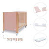 Co-sleeping cot 60x120 cm (5in1) wood/pink · Ombra C167-M9559