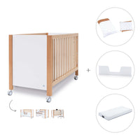 Co-sleeping cot 60x120 cm (5in1) wood/white · Ombra C167-M9577