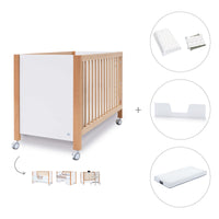 Co-sleeping cot 60x120 cm (5in1) wood/white · Ombra C167-M9577