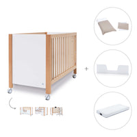 Co-sleeping cot 60x120 cm (5in1) wood/white · Ombra C167-M9577