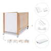 Co-sleeping cot 60x120 cm (5in1) wood/white · Ombra C167-M9577