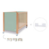 Co-sleeping cot 60x120 cm (5in1) wood/mint · Ombra C167-M9555