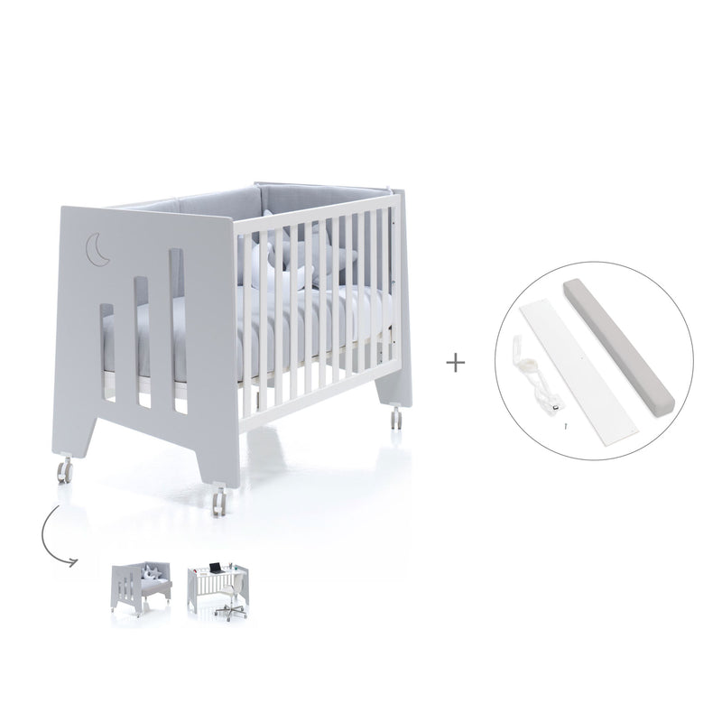 Co-sleeping cot 60x120 cm (5in1) grey · Omni C181-M7778