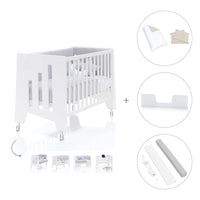 Cot and desk 60x120cm 5 stages Omni White · C181-M7700