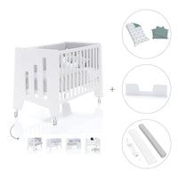 Cot and desk 60x120cm 5 stages Omni White · C181-M7700
