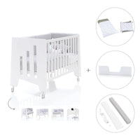 Cot and desk 60x120cm 5 stages Omni White · C181-M7700