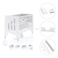 Cot and desk 60x120cm 5 stages Omni White · C181-M7700