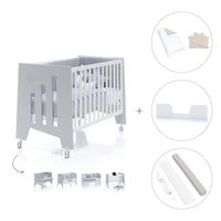 Co-sleeping cot 60x120 cm (5in1) grey · Omni C181-M7778