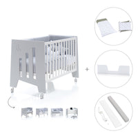 Co-sleeping cot 60x120 cm (5in1) grey · Omni C181-M7778
