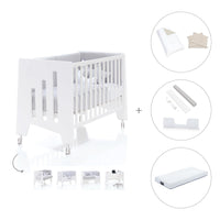 Cot and desk 60x120cm 5 stages Omni White · C181-M7700