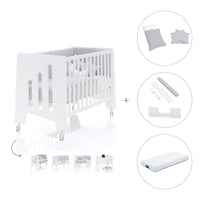 Cot and desk 60x120cm 5 stages Omni White · C181-M7700