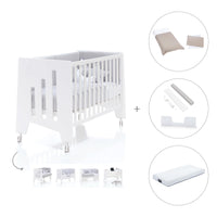 Cot and desk 60x120cm 5 stages Omni White · C181-M7700