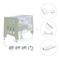 Beistellbett 60x120 cm (5in1) Olivgrün · Omni C181-M7756