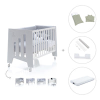 Co-sleeping cot 60x120 cm (5in1) grey · Omni C181-M7778