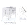 Cot and desk 60x120cm 5 stages Omni White · C181-M7700