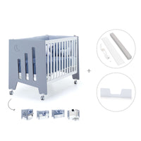 Lit bébé-bureau 60x120 cm (2in1) bleu · Omni C181-M7741