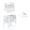 Mini berço 60x80 cm e berço 60x120 cm (7em1) branco · Omni Tre White