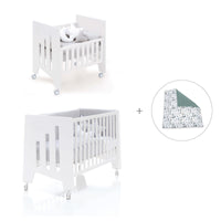 Mini berço 60x80 cm e berço 60x120 cm (7em1) branco · Omni Tre White