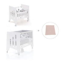 Mini berço 60x80 cm e berço 60x120 cm (7em1) branco · Omni Tre White
