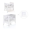 Mini berço 60x80 cm e berço 60x120 cm (7em1) branco · Omni Tre White