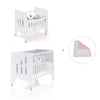 Mini berço 60x80 cm e berço 60x120 cm (7em1) branco · Omni Tre White