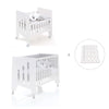 Mini berço 60x80 cm e berço 60x120 cm (7em1) branco · Omni Tre White