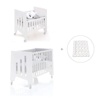 Mini berço 60x80 cm e berço 60x120 cm (7em1) branco · Omni Tre White