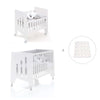 Mini berço 60x80 cm e berço 60x120 cm (7em1) branco · Omni Tre White