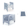 Mini berço 60x80 cm e berço 60x120 cm (7em1) azul · Omni Tre Blu denim