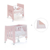 Mini berço 60x80 cm e berço 60x120 cm (7em1) rosa claro · Omni Tre Flamingo