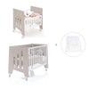 Berceau 60x80 cm et lit bébé 60x120 cm (7en1) beige · Omni Tre Arena