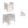 Berceau 60x80 cm et lit bébé 60x120 cm (7en1) beige · Omni Tre Arena