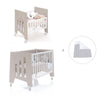 Berceau 60x80 cm et lit bébé 60x120 cm (7en1) beige · Omni Tre Arena