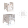 Berceau 60x80 cm et lit bébé 60x120 cm (7en1) beige · Omni Tre Arena