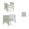 Berceau 60x80 cm et lit bébé 60x120 cm (7en1) vert-olive · Omni Tre Erba