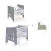 Mini berço 60x80 cm e berço 60x120 cm (7em1) antracite · Omni Tre Antracita
