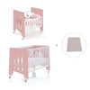 Berceau 60x80 cm et lit bébé 60x120 cm (7en1) rose · Omni Tre Quarzo