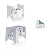 Mini berço 60x80 cm e berço 60x120 cm (7em1) cinzento · Omni Tre Grey