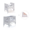 Mini berço 60x80 cm e berço 60x120 cm (7em1) cinzento · Omni Tre Grey