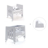 Mini berço 60x80 cm e berço 60x120 cm (7em1) cinzento · Omni Tre Grey