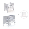 Mini berço 60x80 cm e berço 60x120 cm (7em1) cinzento · Omni Tre Grey