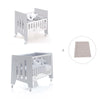 Mini berço 60x80 cm e berço 60x120 cm (7em1) cinzento · Omni Tre Grey