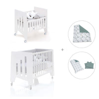 Mini berço 60x80 cm e berço 60x120 cm (7em1) branco · Omni Tre White