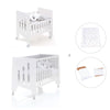 Mini berço 60x80 cm e berço 60x120 cm (7em1) branco · Omni Tre White